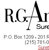 RG Anderson Surety Bonds - designed, not yet live.